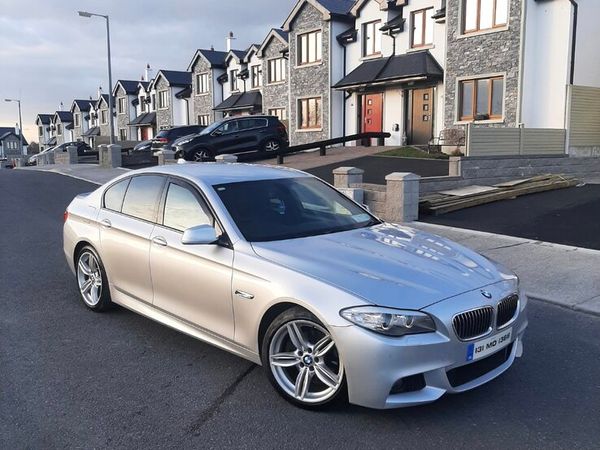 BMW 5-Series Saloon, Diesel, 2013, Silver