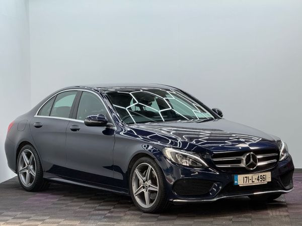 Mercedes-Benz C-Class Saloon, Diesel, 2017, Blue
