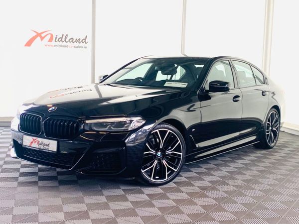 BMW 5-Series Saloon, Diesel Hybrid, 2023, Black