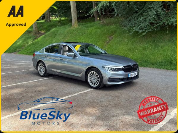 BMW 5-Series Saloon, Petrol Plug-in Hybrid, 2018, Grey