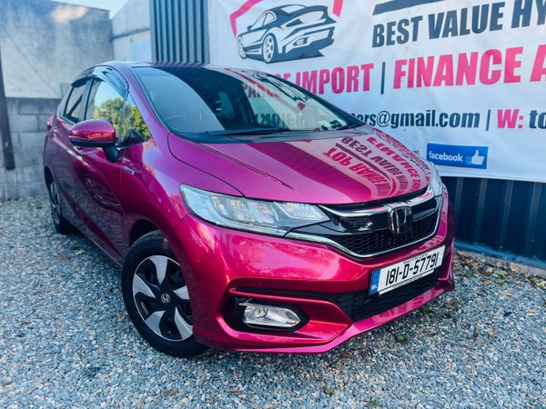 Honda Fit Hatchback, Petrol Hybrid, 2018, Pink
