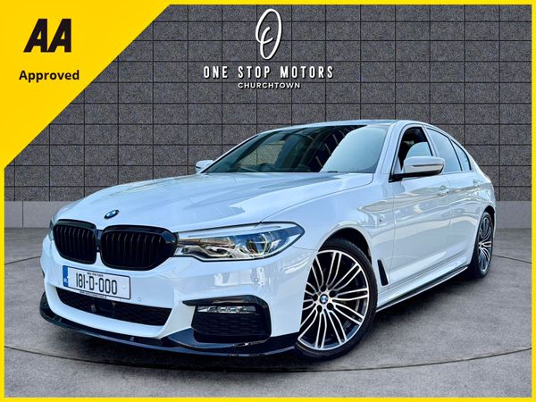 BMW 5-Series Saloon, Diesel, 2018, White