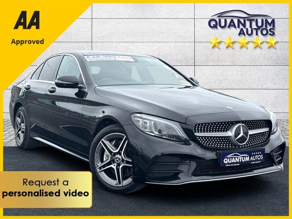 Mercedes-Benz C-Class Saloon, Diesel Plug-in Hybrid, 2020, Black