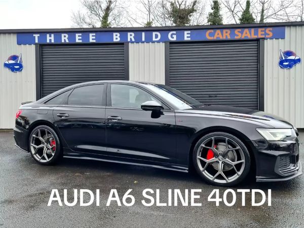 Audi A6 Saloon, Diesel Hybrid, 2018, Black