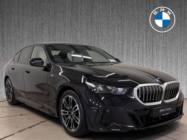 BMW 5-Series Saloon, Petrol Plug-in Hybrid, 2025, Black