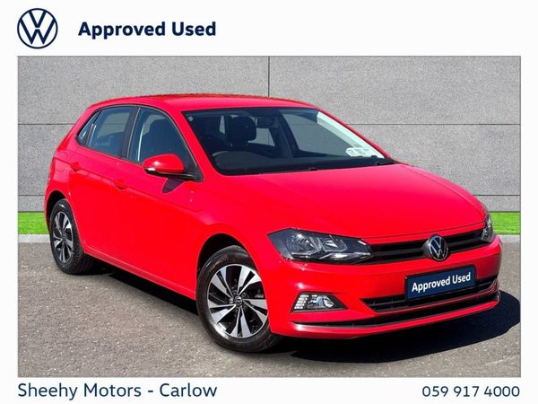 Volkswagen Polo Hatchback, Petrol, 2021, Red