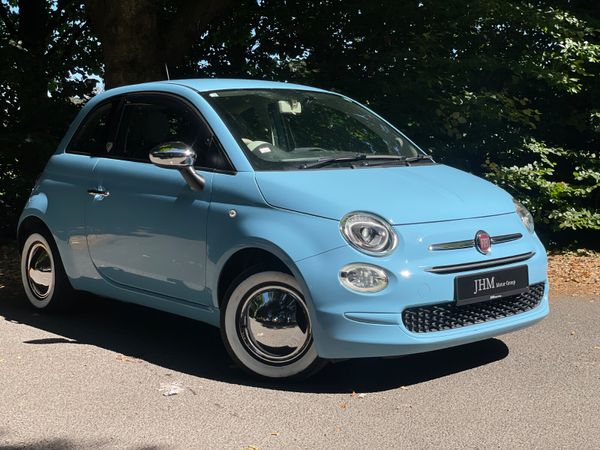 Fiat 500 Hatchback, Petrol, 2016, Blue