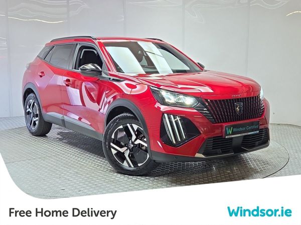 Peugeot 2008 SUV, Electric, 2024, Red