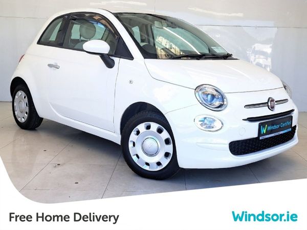 Fiat 500 Hatchback, Petrol, 2018, White