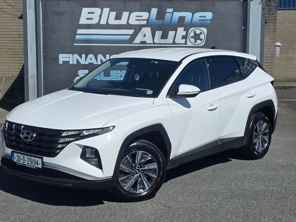 Hyundai Tucson SUV, Petrol Hybrid, 2021, White