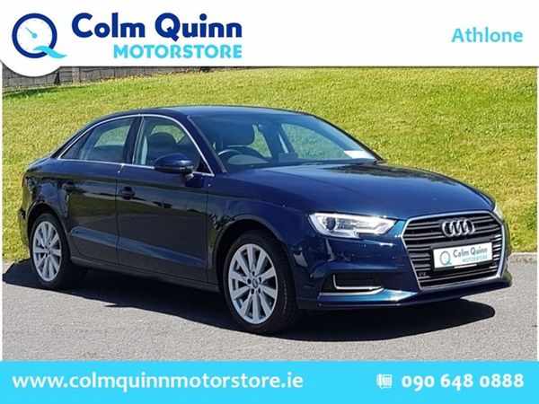 Audi A3 Saloon, Petrol, 2018, Blue