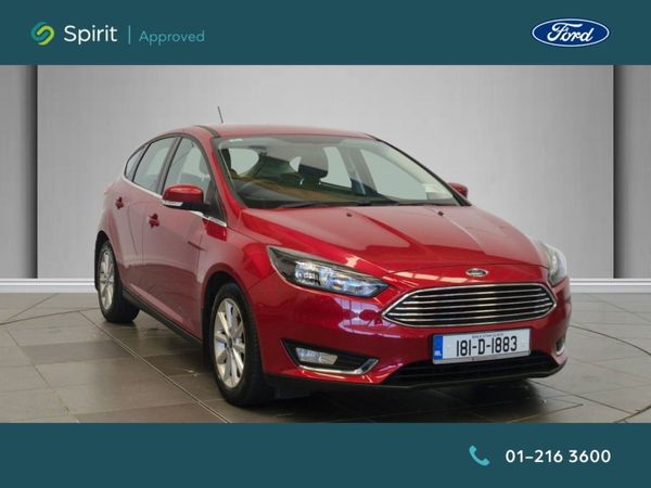 Ford Focus Hatchback, Petrol, 2018, Red