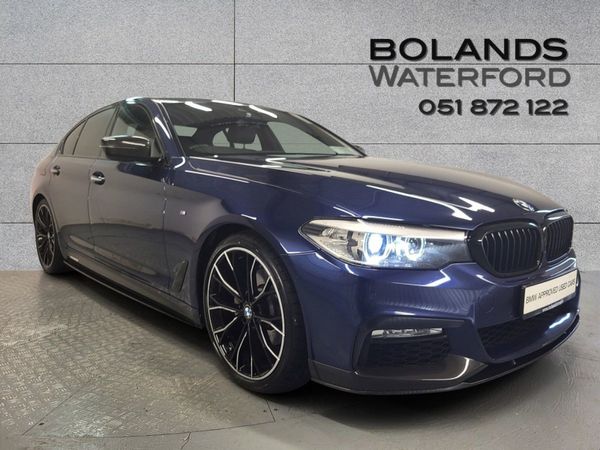 BMW 5-Series Saloon, Diesel, 2017, Blue