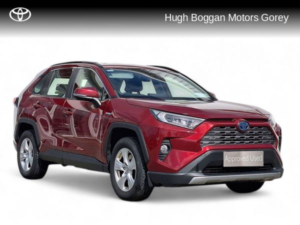 Toyota RAV4 SUV, Petrol Hybrid, 2021, Red