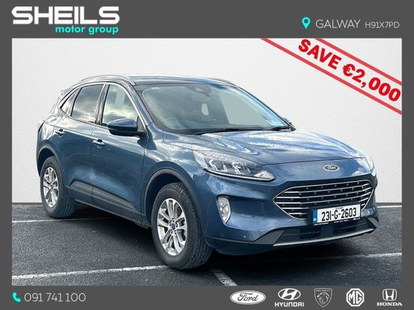 Ford Kuga SUV, Petrol Plug-in Hybrid, 2023, Blue