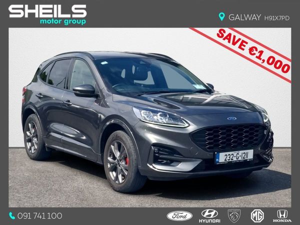 Ford Kuga SUV, Petrol Plug-in Hybrid, 2023, Grey