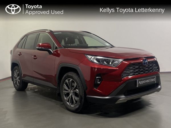 Toyota RAV4 SUV, Petrol Hybrid, 2023, Red