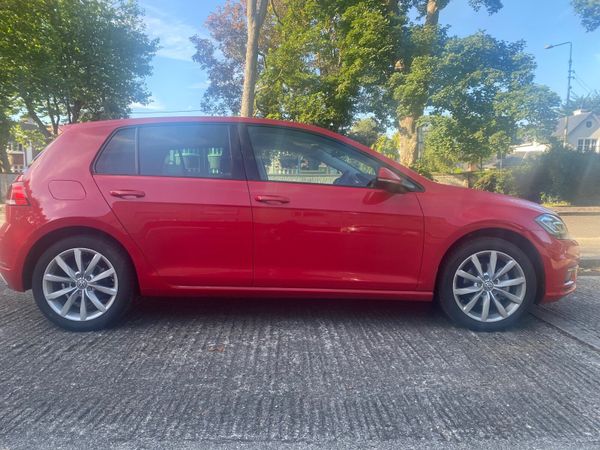 Volkswagen Golf Hatchback, Petrol, 2019, Red