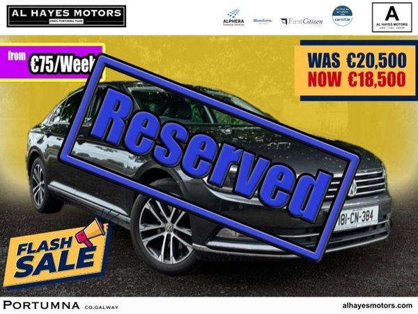 Volkswagen Passat Saloon, Diesel, 2018, Grey