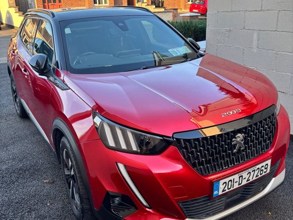 Peugeot 2008 MPV, Petrol, 2020, Red