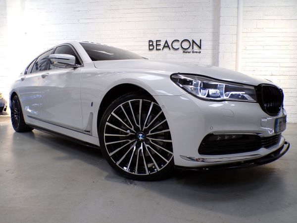BMW 7-Series Saloon, Petrol Plug-in Hybrid, 2018, White
