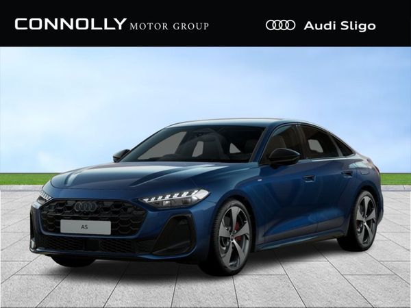 Audi A5 Saloon, Petrol Plug-in Hybrid, 2025, Ascari Blue Metallic