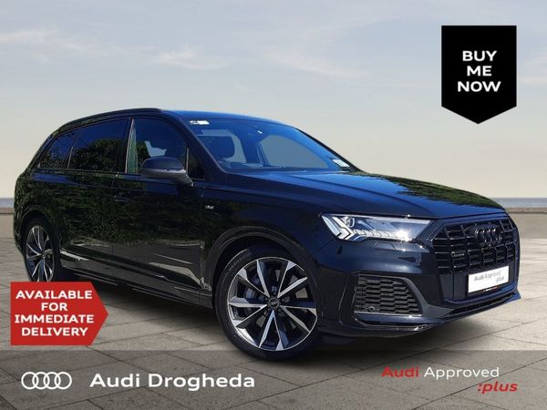 Audi Q7 SUV, Petrol Plug-in Hybrid, 2023, Black