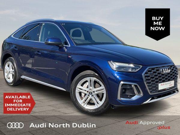 Audi Q5 SUV, Petrol Plug-in Hybrid, 2021, Blue