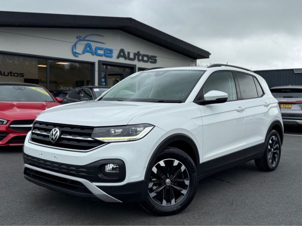Volkswagen T-Cross SUV, Petrol, 2020, White