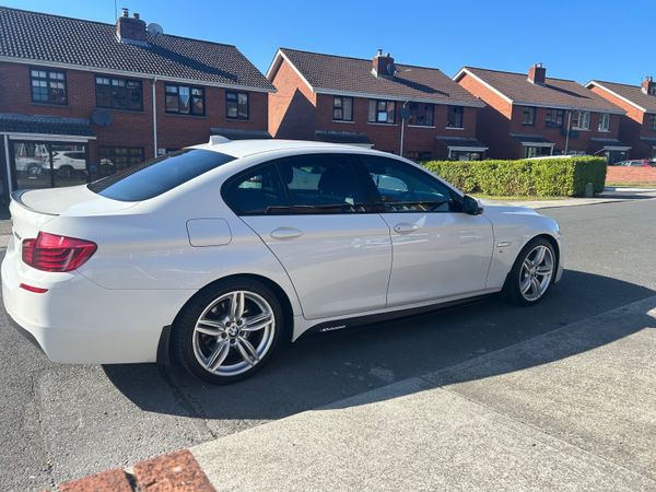 BMW 5-Series Saloon, Diesel, 2014, White