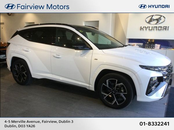 Hyundai Tucson SUV, Petrol Plug-in Hybrid, 2025, White