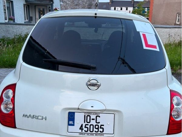 Nissan March Hatchback, Petrol, 2010, White