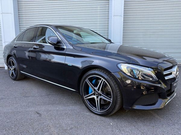 Mercedes-Benz C-Class Saloon, Petrol Plug-in Hybrid, 2017, Black
