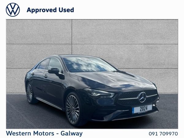 Mercedes-Benz CLA Coupe, Petrol Plug-in Hybrid, 2024, Black