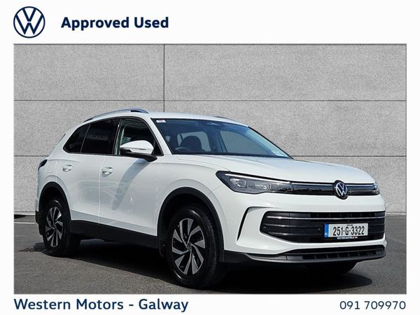 Volkswagen Tiguan SUV, Petrol Plug-in Hybrid, 2025, White