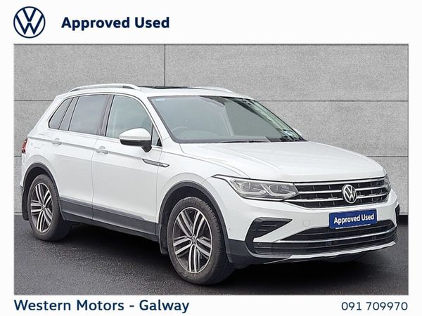 Volkswagen Tiguan SUV, Diesel, 2021, White