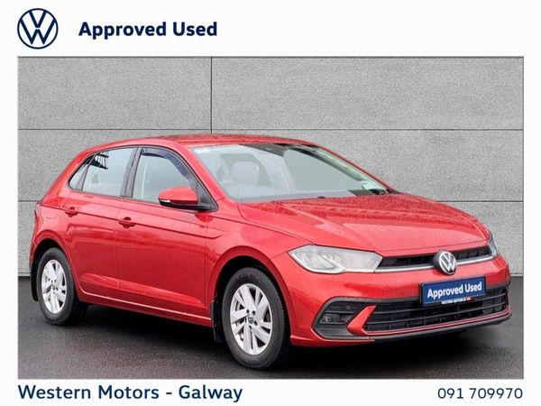 Volkswagen Polo Hatchback, Petrol, 2022, Red