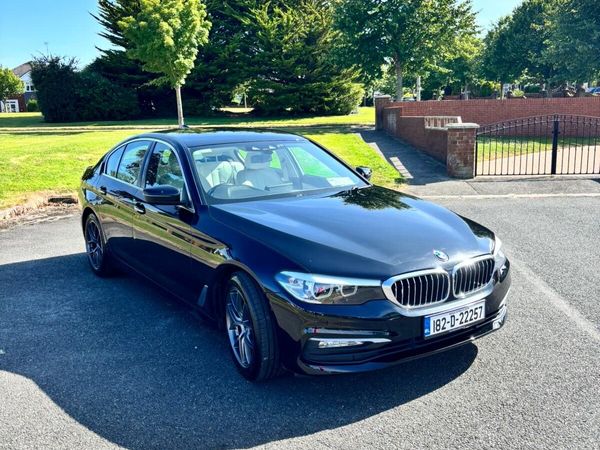 BMW 5-Series Saloon, Diesel, 2018, Black