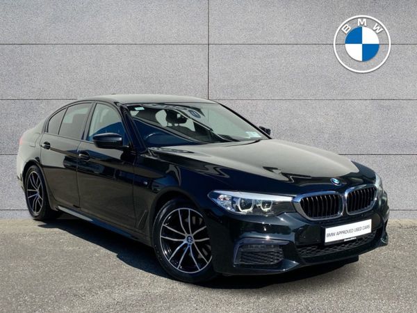 BMW 5-Series Saloon, Diesel Hybrid, 2020, Black