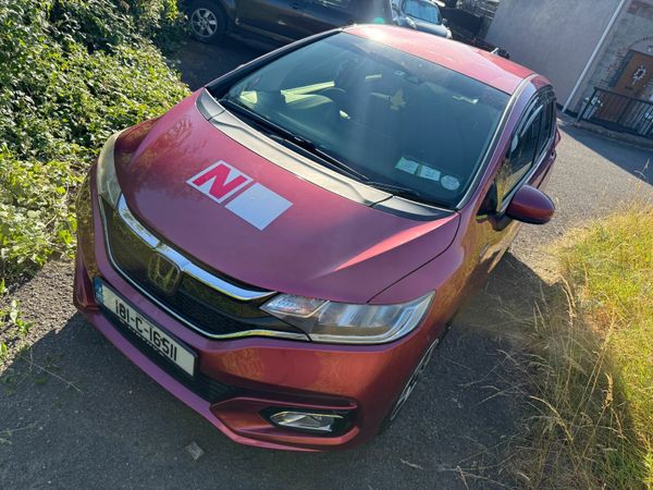 Honda Fit Hatchback, Petrol Hybrid, 2018, Red