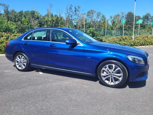 Mercedes-Benz C-Class Saloon, Petrol Plug-in Hybrid, 2018, Blue