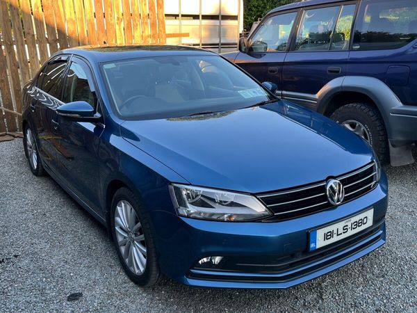 Volkswagen Jetta Saloon, Diesel, 2018, Blue
