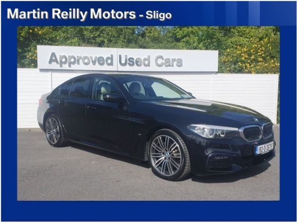 BMW 5-Series Saloon, Petrol Plug-in Hybrid, 2019, Black