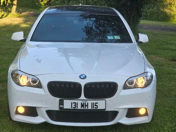 BMW 5-Series Saloon, Diesel, 2013, White