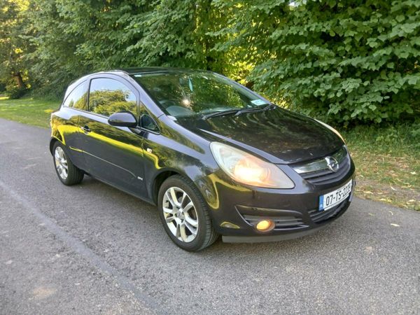 Opel Corsa Hatchback, Petrol, 2007, Black