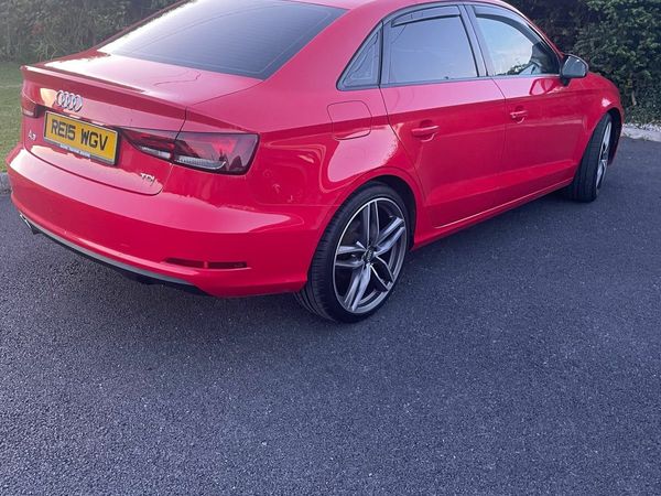 Audi A3 Saloon, Diesel, 2015, Red