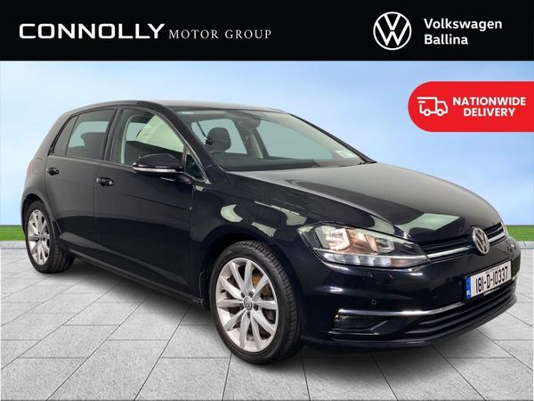 Volkswagen Golf Hatchback, Petrol, 2018, Black