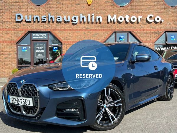 BMW 4-Series Coupe, Petrol, 2021, Blue