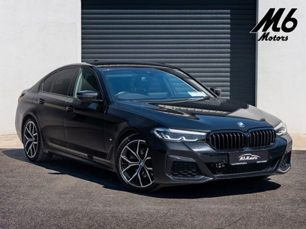 BMW 5-Series Saloon, Hybrid, 2022, Black