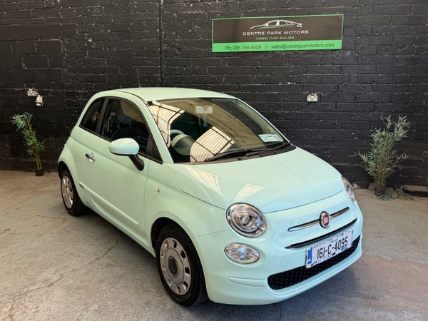Fiat 500 Hatchback, Petrol, 2016, Green